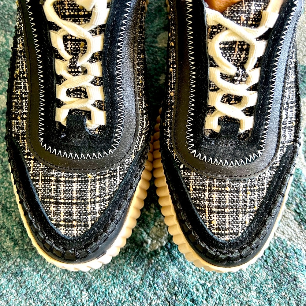 👟👟 NWOT DOLCE VITA Ladies Dolen Distinguished Platform Lace Up Sneakers 🌸